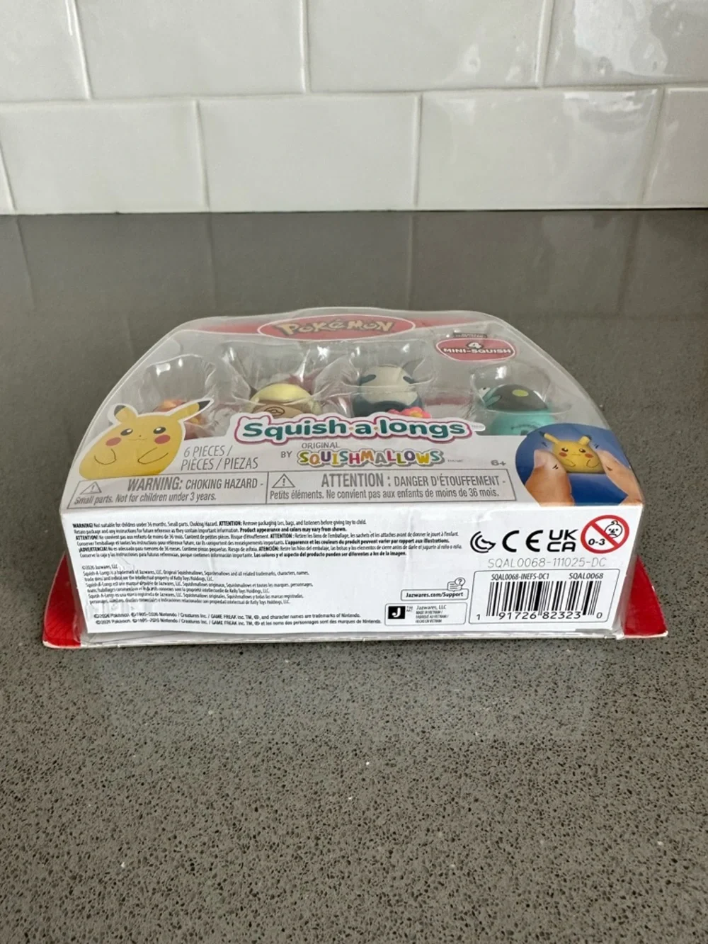 Squish-a-longs Pokémon Mini-Squish 4-Pack